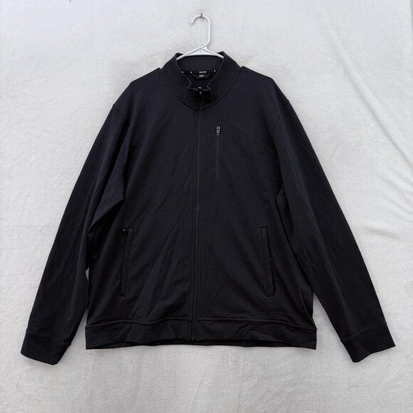 Public Rec Jacket Mens 2XL Black Full Zip All Day Everyday Track Performance - Picture 1 of 12